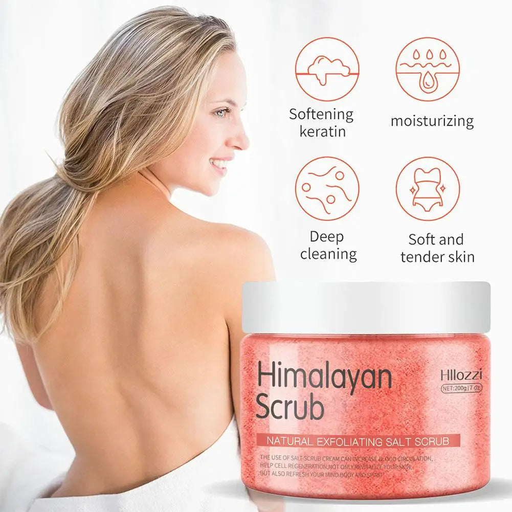 Natural Exfoliating Salt Body Scrub – Coffee, Coconut & Himalayan