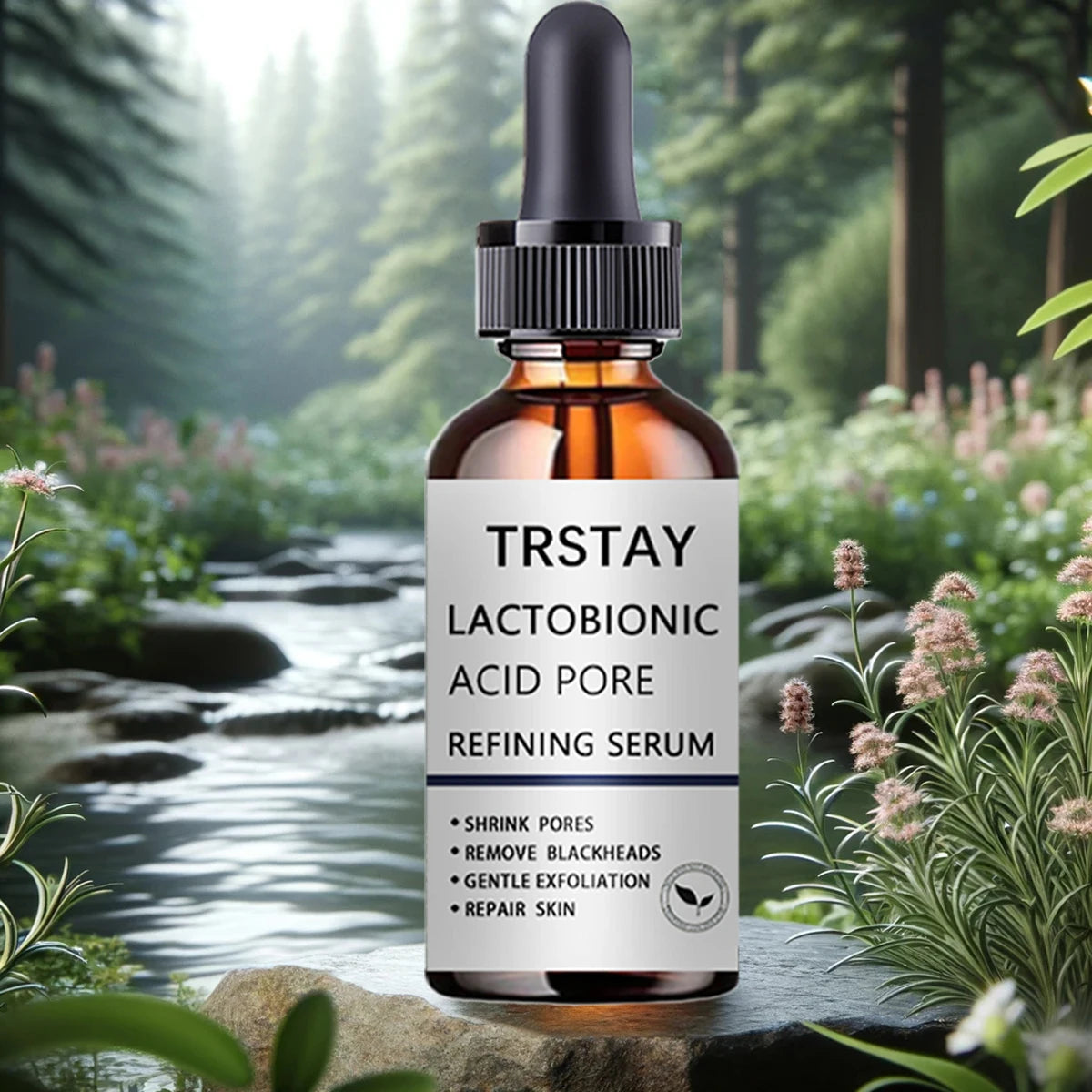 Pore Shrinking Serum Skin Elasticity Delicate Repair Essence Clean Blackheads Acne Moisturizing Smooth Pores Facial Serum Peaceful Pleasures Health and Wellness