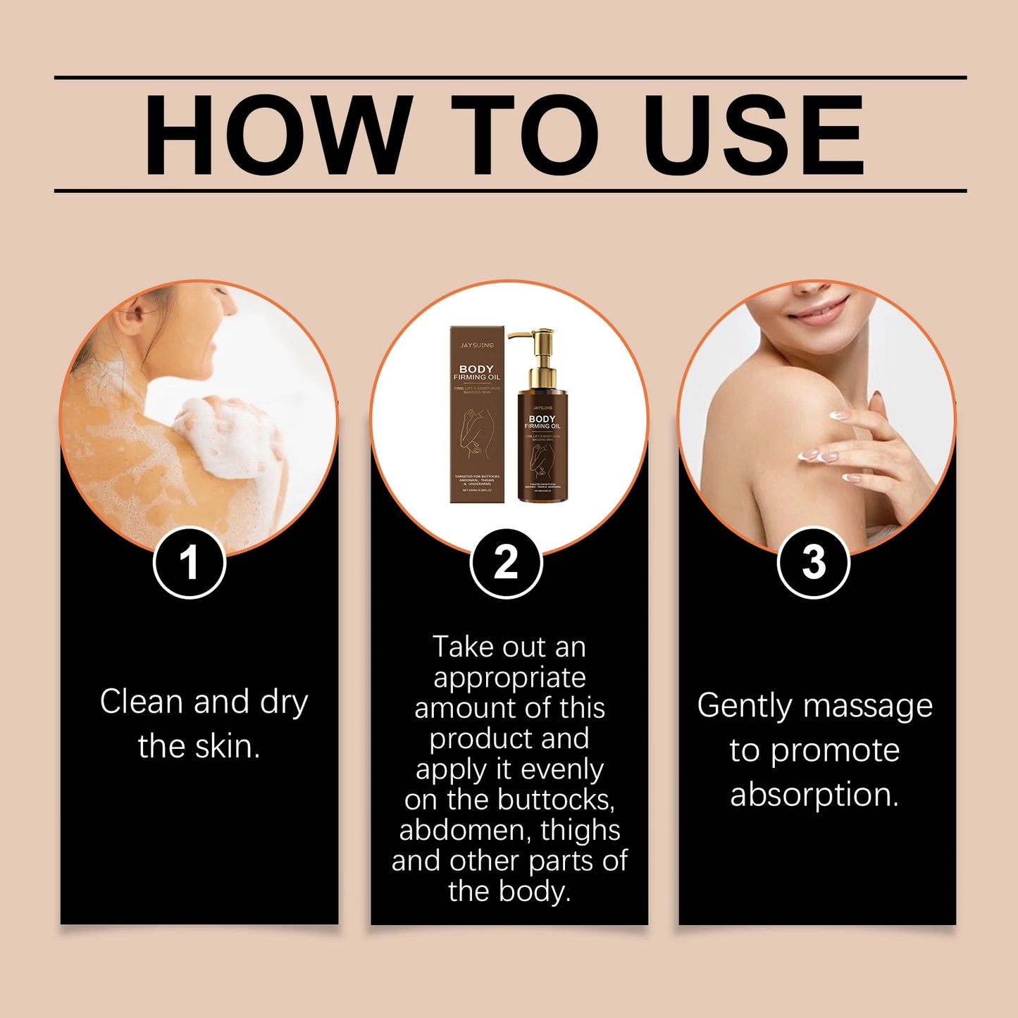 Anti-Cellulite Firming Body Oil – Skin Tightening & Hydration