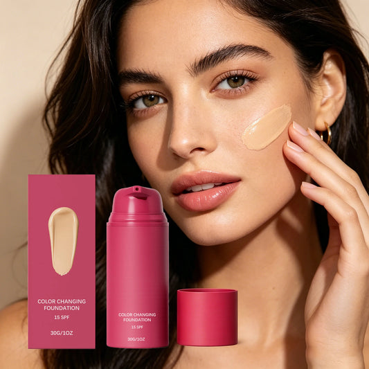 Color Changing Foundation 30g | Moisturizing Glowing Skin Color Changing Foundation Peaceful Pleasures Health and Wellness