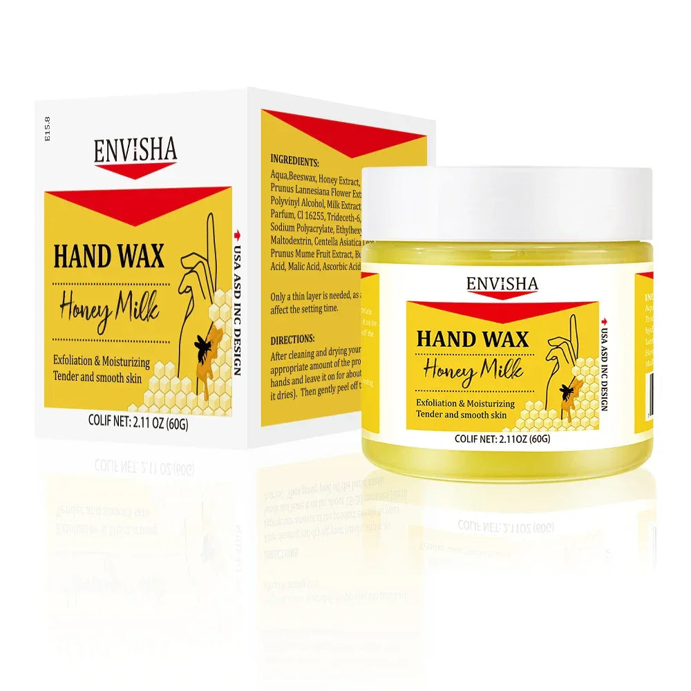 ENVISHA Exfoliating Hand Wax Mask – Sakura & Honey (60g) Hand Mask ENVISHA