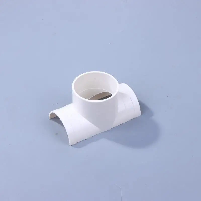 New PVC Open Tee Pipe Joint Repair Patch Drain Pipe Adapter Tube Connectors For Home Outdoor Industrial Plumbing Accessories Peaceful Pleasures Health and Wellness