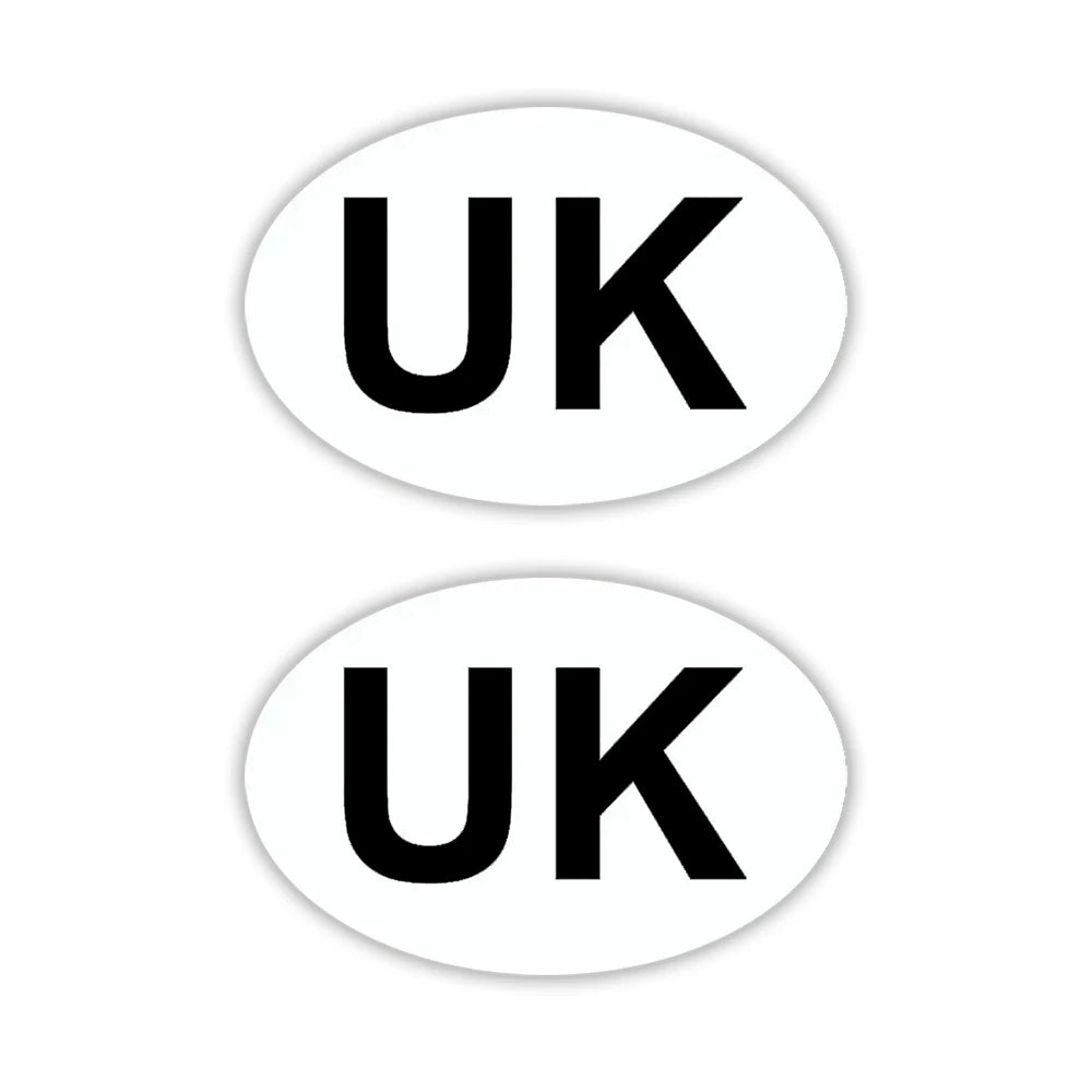 5.7 inch Wide UK British Car Sticker And Decal for Windows, Cars, SUV, Trucks 2Pcs Peaceful Pleasures Health and Wellness Default Title