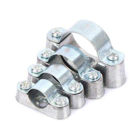 5Pcs Aluminum Alloy Pipe Clamp With Screw From The Wall Yards Away From The Wall Of The Card Card Line Pipe Clip 16 20 25 32mm Peaceful Pleasures Health and Wellness