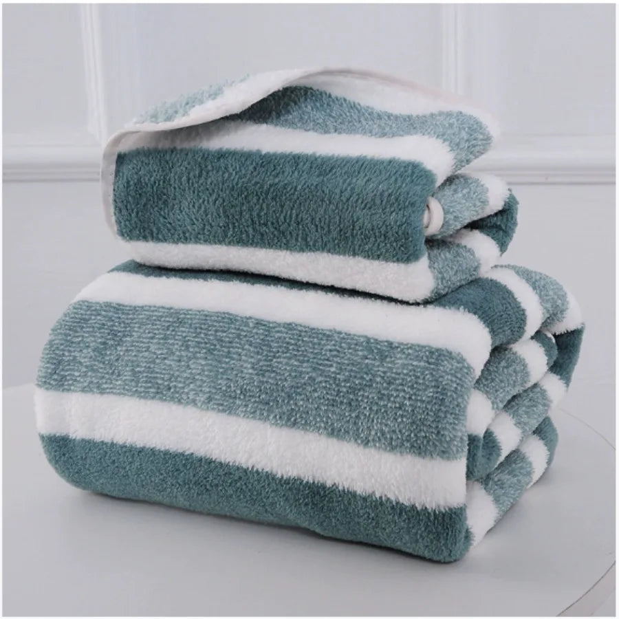 Soft Absorbent Couple Bath Towels | Large Wrapping Towel Set