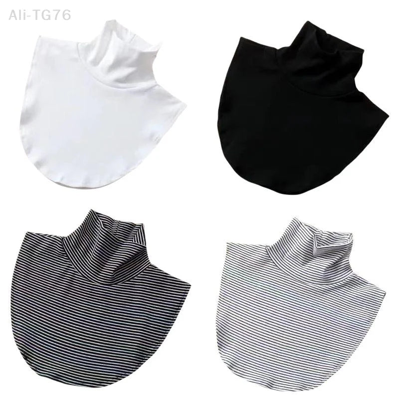 Detachable Turtleneck Collar Insert | Stretch Knit Layering Piece