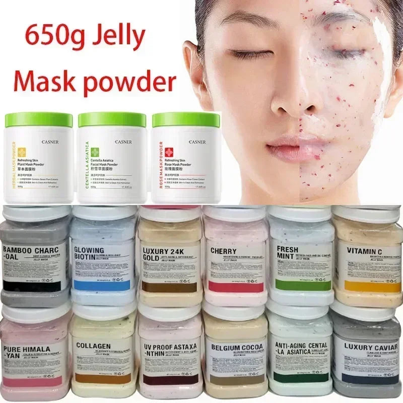 650g Arbutin Rose Jelly Peel-Off Mask – Vitamin C & 24K Gold