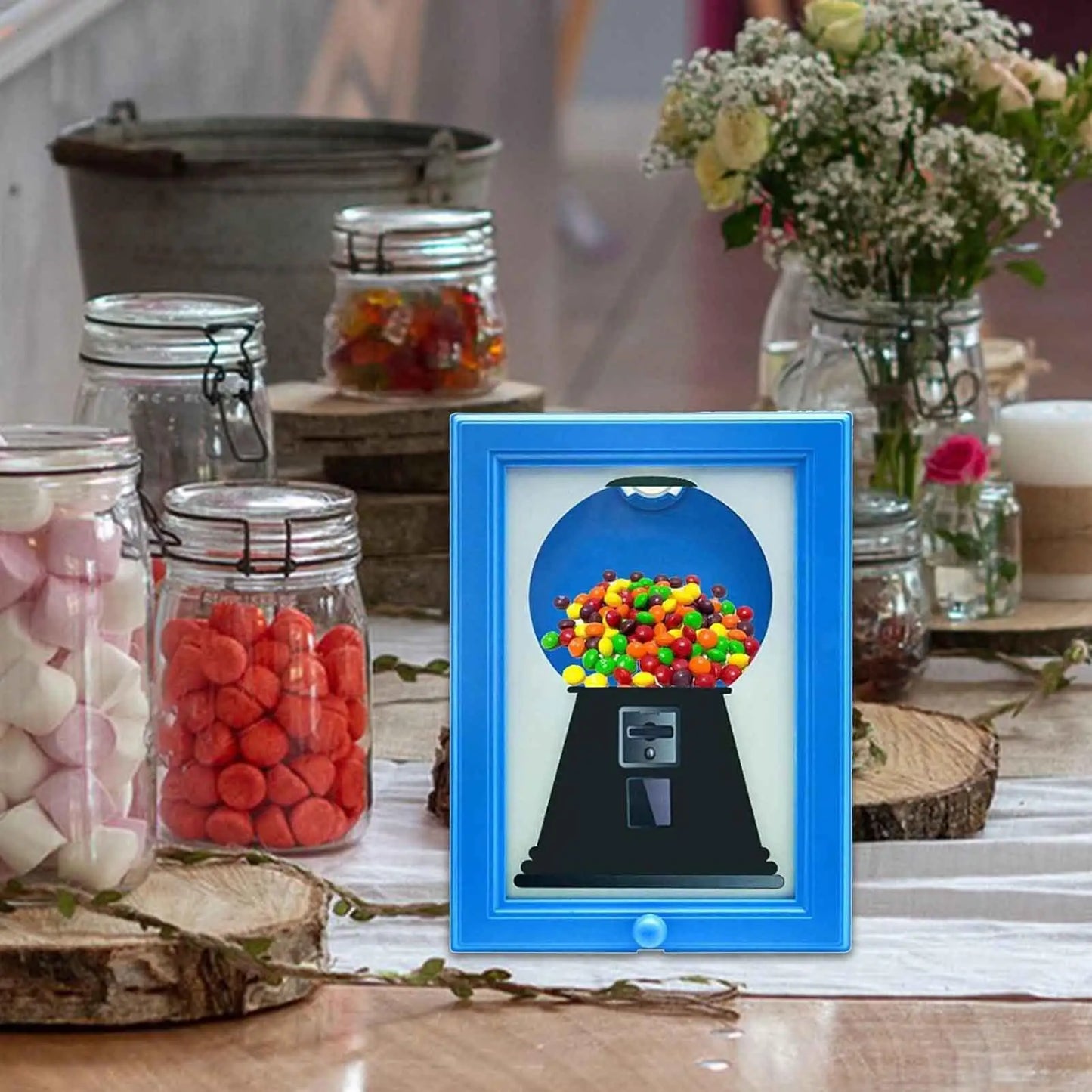 Wall Mount Candy Dispenser Picture Frame | Party & Home Decor