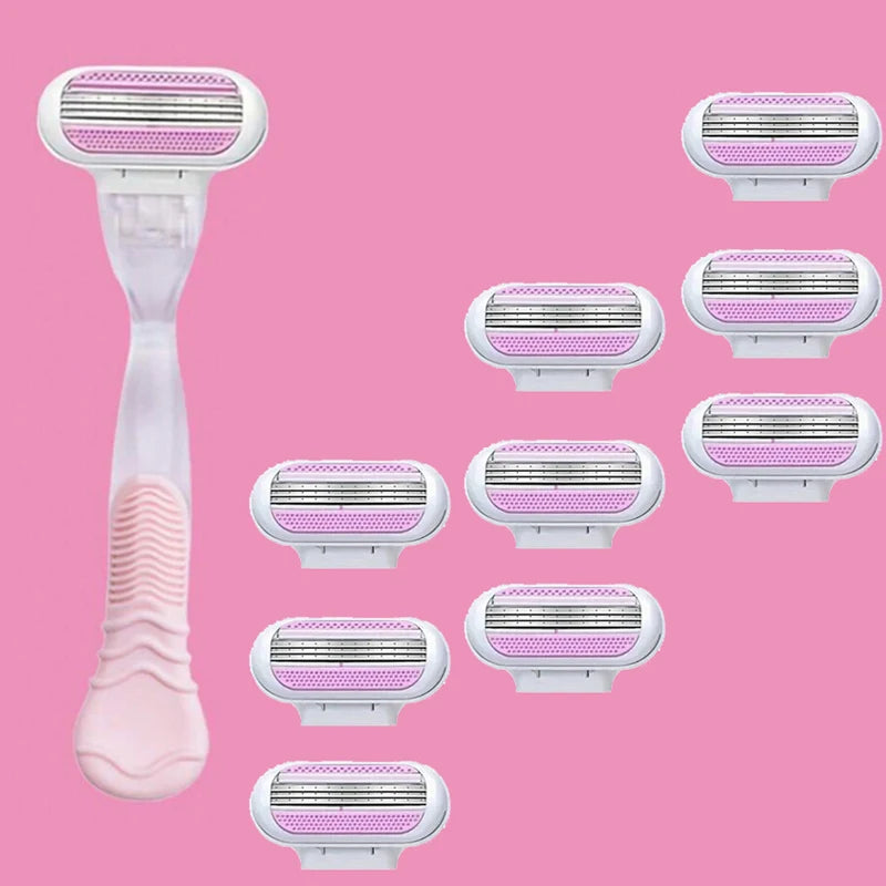 Women's 4/8-Blade Safety Razor – Face, Legs & Bikini