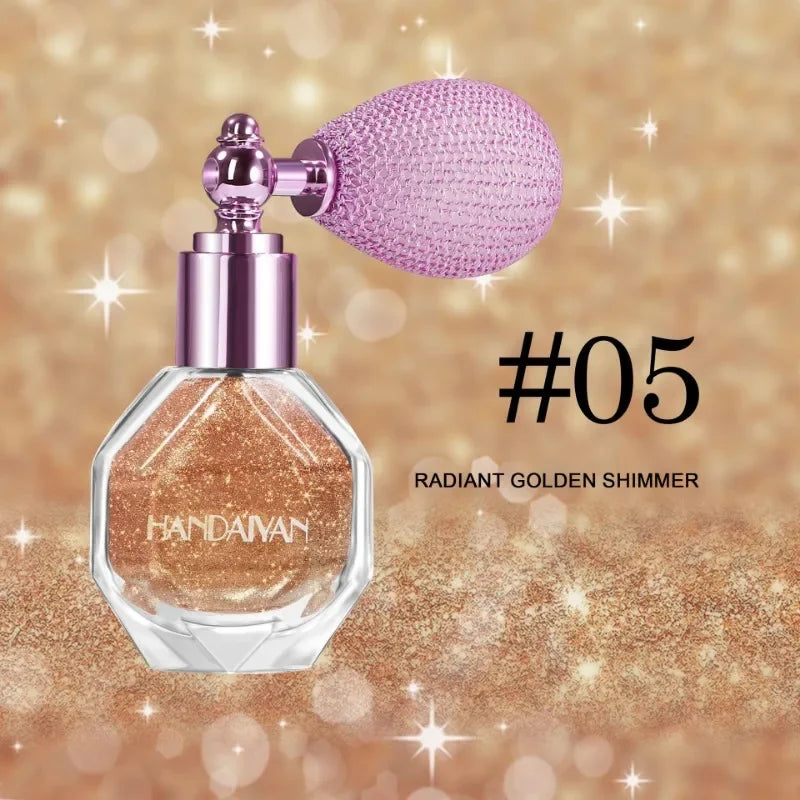 Diamond Highlighter Powder Spray | Glitter Face & Body Illuminator