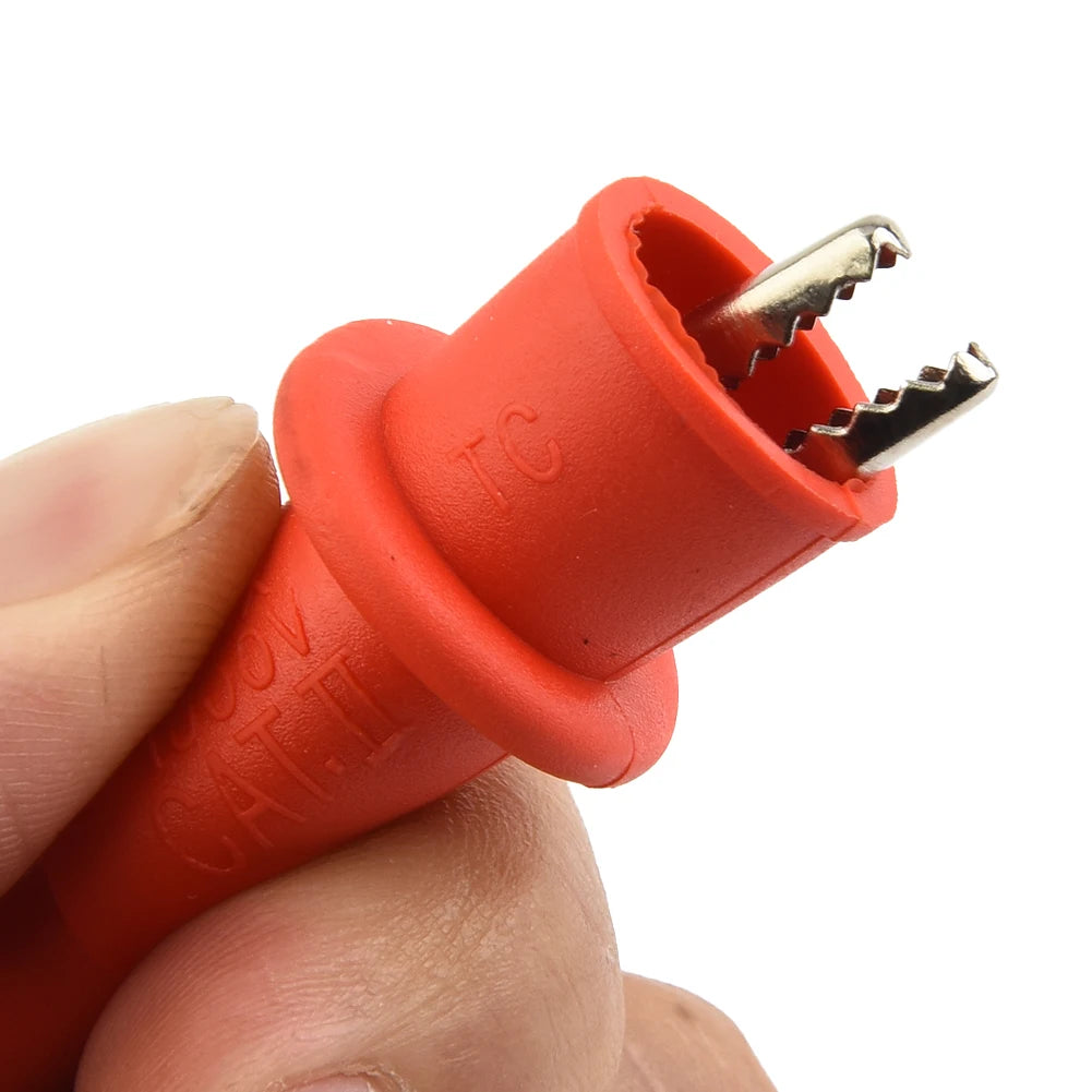 Alligator Crocodile Test Clip Wire Tips Clamp Red+black Multi-meter