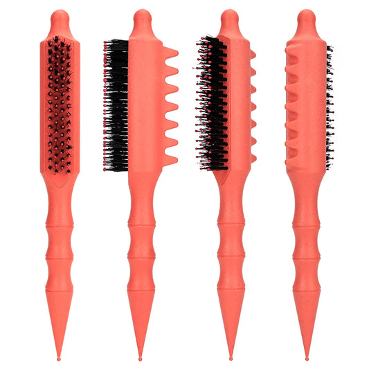 New STYLISH TAIL COMB - Multi-Row Teasing Comb for Voluminous Updos & Curls - Boar Bristle Hair Brush for Professional Styling Peaceful Pleasures Health and Wellness