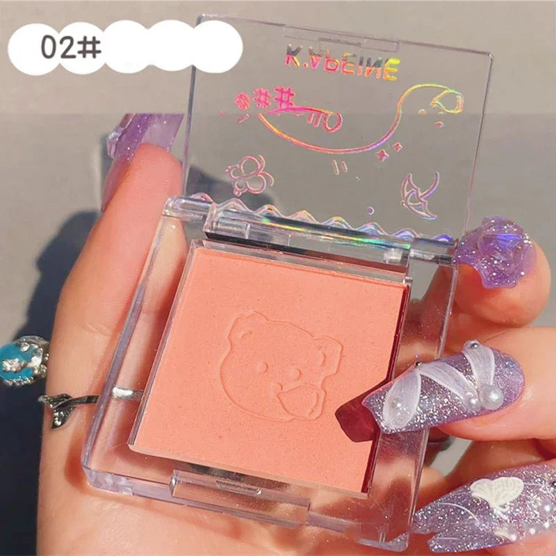 IFANYUO 6-Color Mineral Blush Palette | Matte & Shimmer Cheek Tint