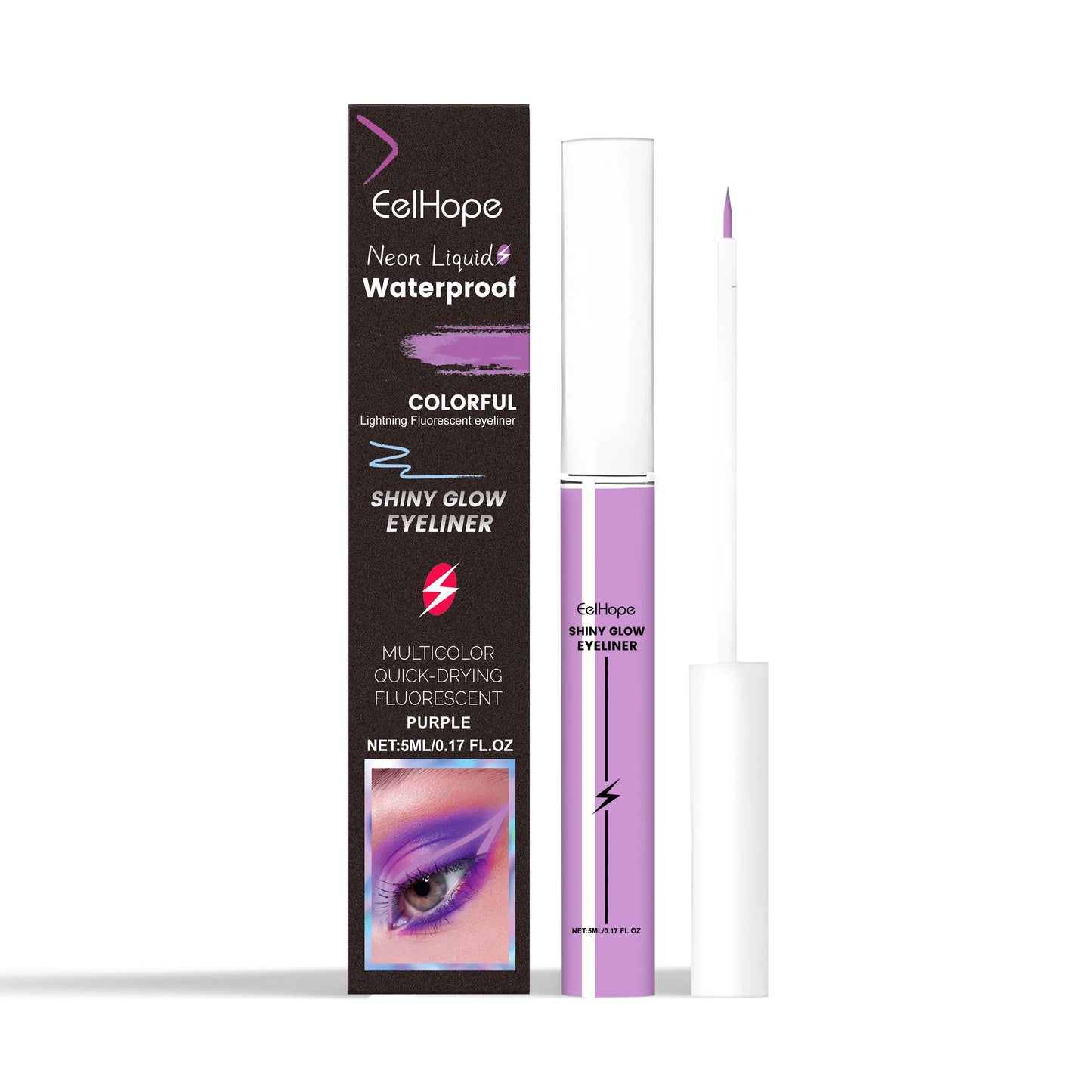 Eyeshadow Palette & Waterproof Eyeliner Set – 8+ Shades