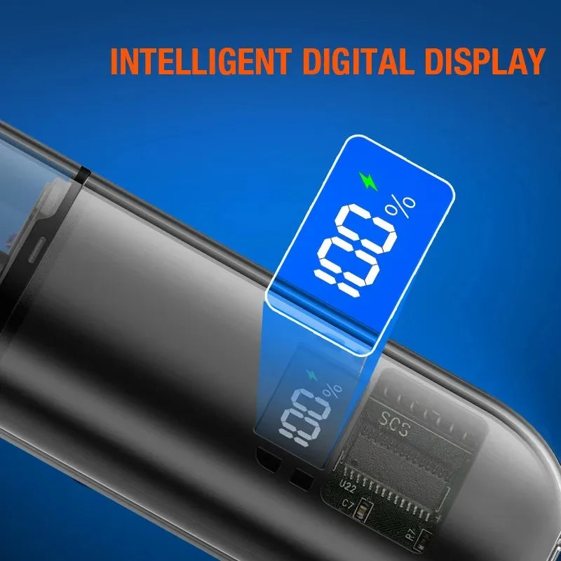 Portable Mini LED Display Nasal Hair Trimmer with Type-C Charging Versatile Compact Personal Grooming Tool Peaceful Pleasures Health and Wellness