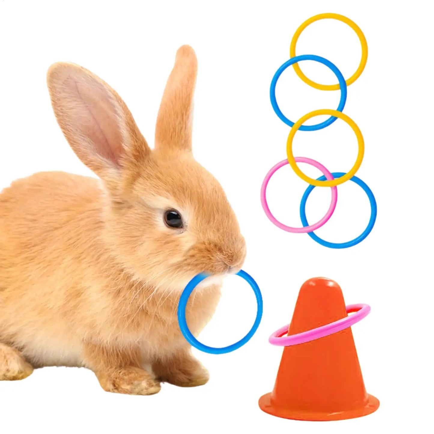 Ice Cream Stacking Ring Toy for Bunnies & Small Pets