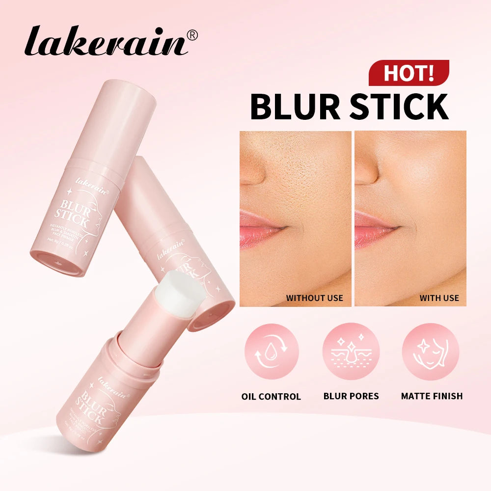 Blur Stick Invisible Pore Primer Waterproof Face Primer Makeup Base Oil-control Matte Smooth Fine Lines Isolation Barrier Primer Peaceful Pleasures Health and Wellness