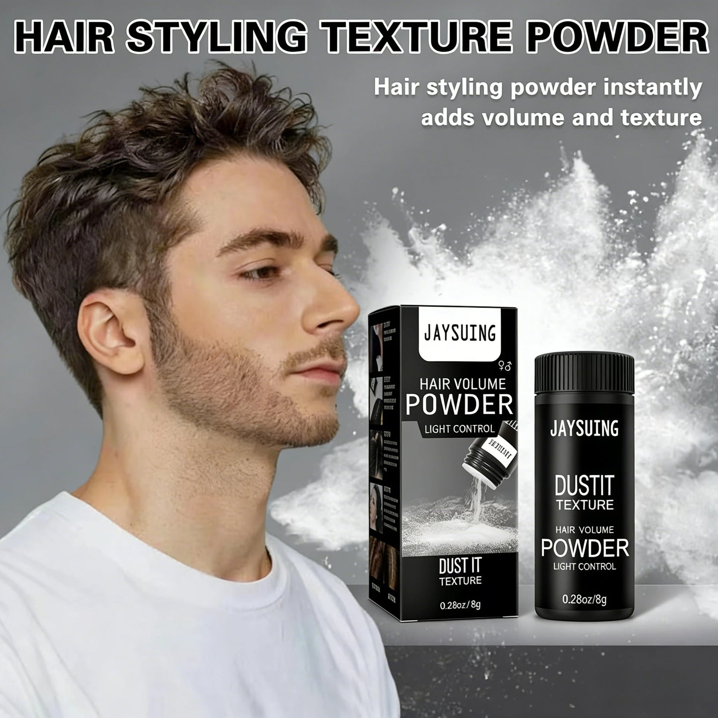 Jaysuing Hair Volumizing Texturizing Powder – Matte Finish