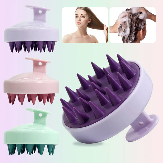 Soft Silicone Scalp Massager Shampoo Brush – Men & Women Scalp Massager Brush Oasis Select