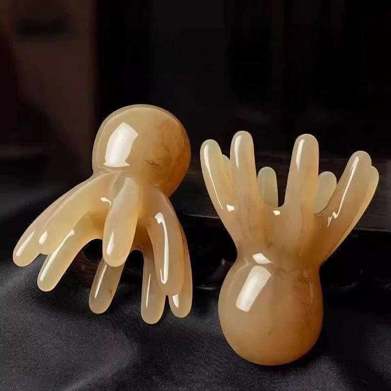 Octopus Scalp Massage Comb | Meridian Head Massager Wide Tooth