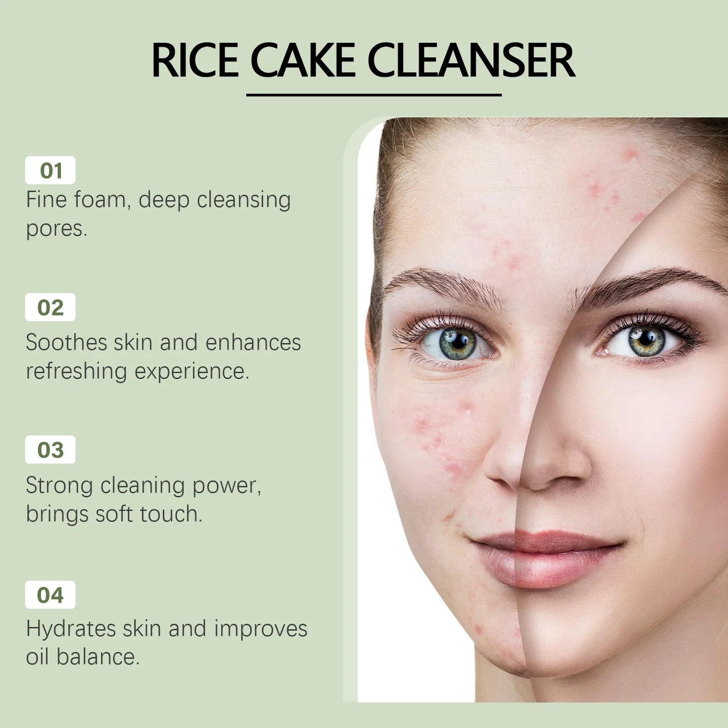 Green Tea Salicylic Acid Face Wash – Pore Refining & Oil Control