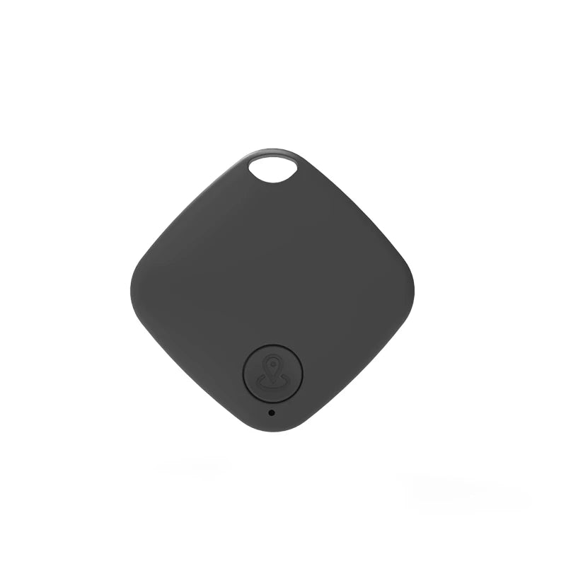 HOMEFISH Mini Bluetooth 5.0 Tracker AntiLost Device Round Pet Kids Bag Wallet Tracking Smart Finder Locator Peaceful Pleasures Health and Wellness black