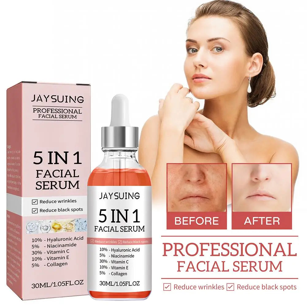5-in-1 Vitamin C & Hyaluronic Acid Face Serum 30ml