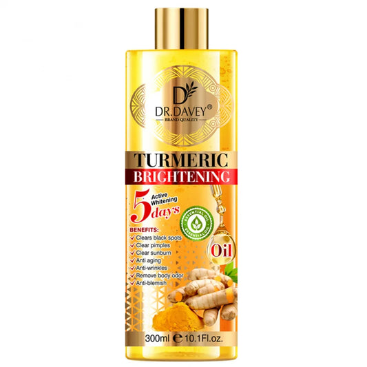 DR.DAVEY 300ml Turmeric Body Oil – Moisturizer for Face & Body Turmeric Body Oil Oasis Select