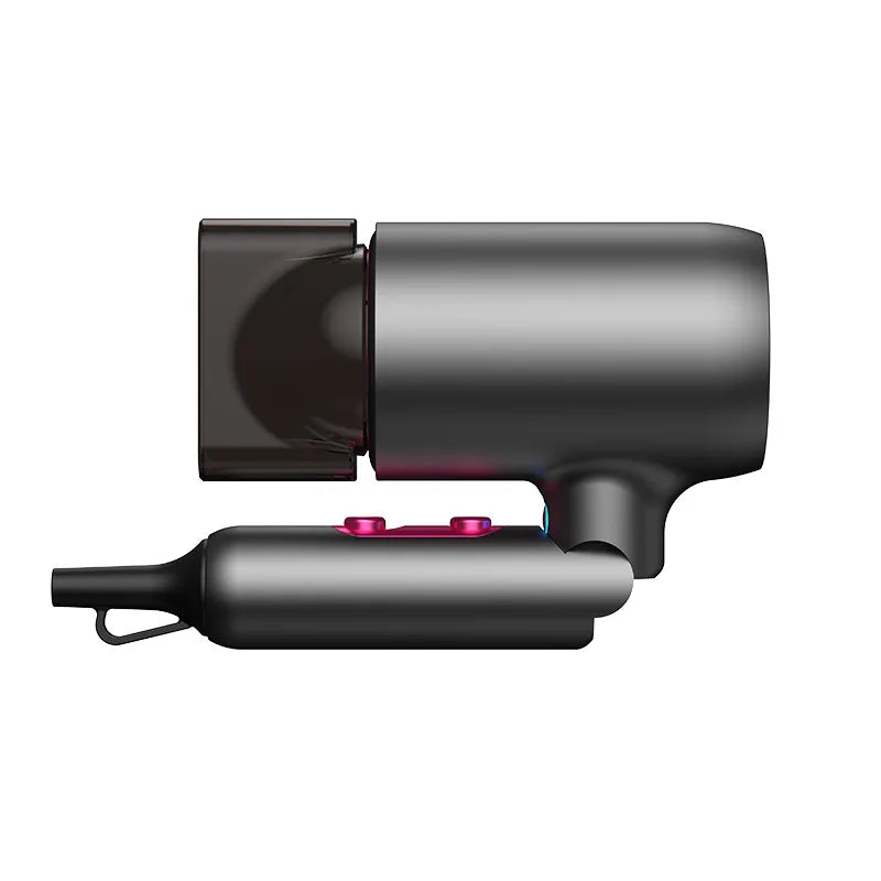 New Product Foldable High Air Volume Hair Dryer 2000W High-Power Fast Drying Blue Light Hair Dryer Eu/Us/Uk/Au Peaceful Pleasures Health and Wellness A-Grey-2000W AU