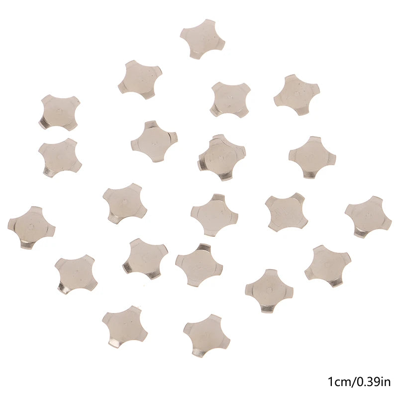 20Pcs 10 With Point Cross Shape Metal Dome Reset Switch 5 6 7 8.4 10 12 14 16 MM Membrane Switch SPST Momentary On/Off Tactile Peaceful Pleasures Health and Wellness 20pcs A5