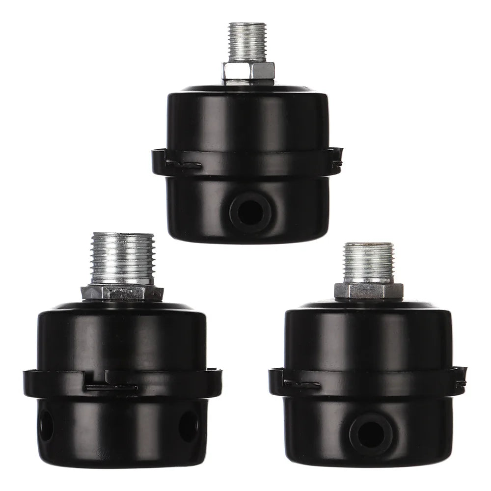 12 5 16 Metal Air Filter Oil-free Muffler Replace Compressor Pump