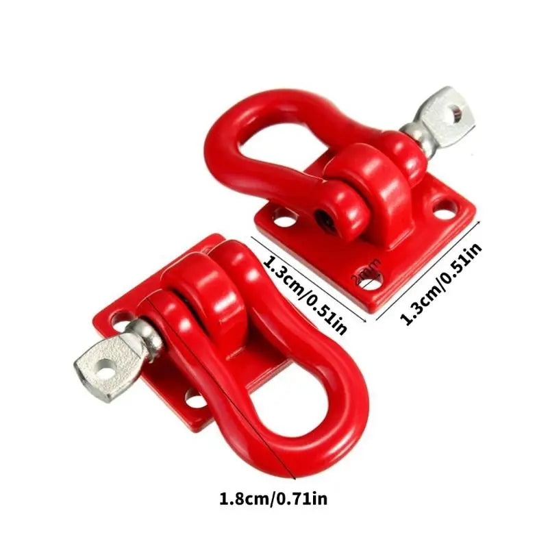 Metal Simulation Tow Hook Set for 1:10 RC Crawler | Easy Assembly
