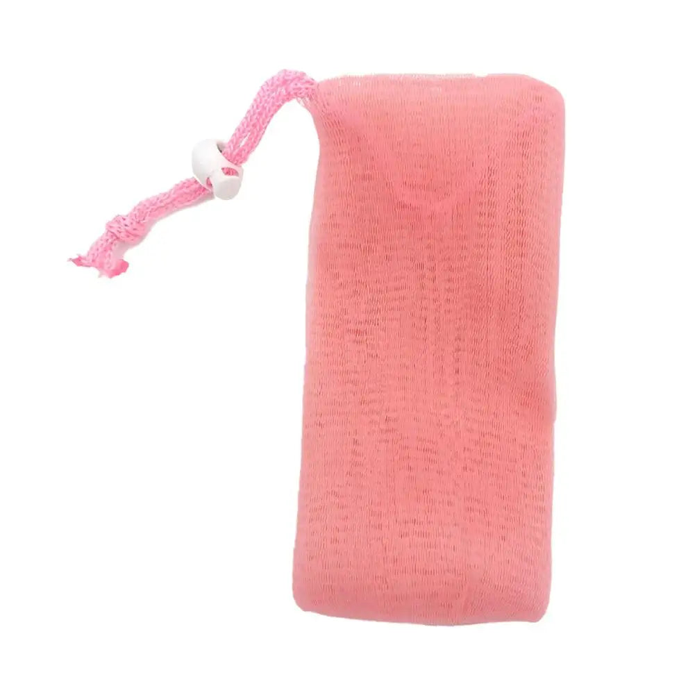 Soap Mesh Foaming Net Bag – Soft Exfoliating Soap Saver Pouch for Face & Body Cleansing Peaceful Pleasures Health and Wellness C