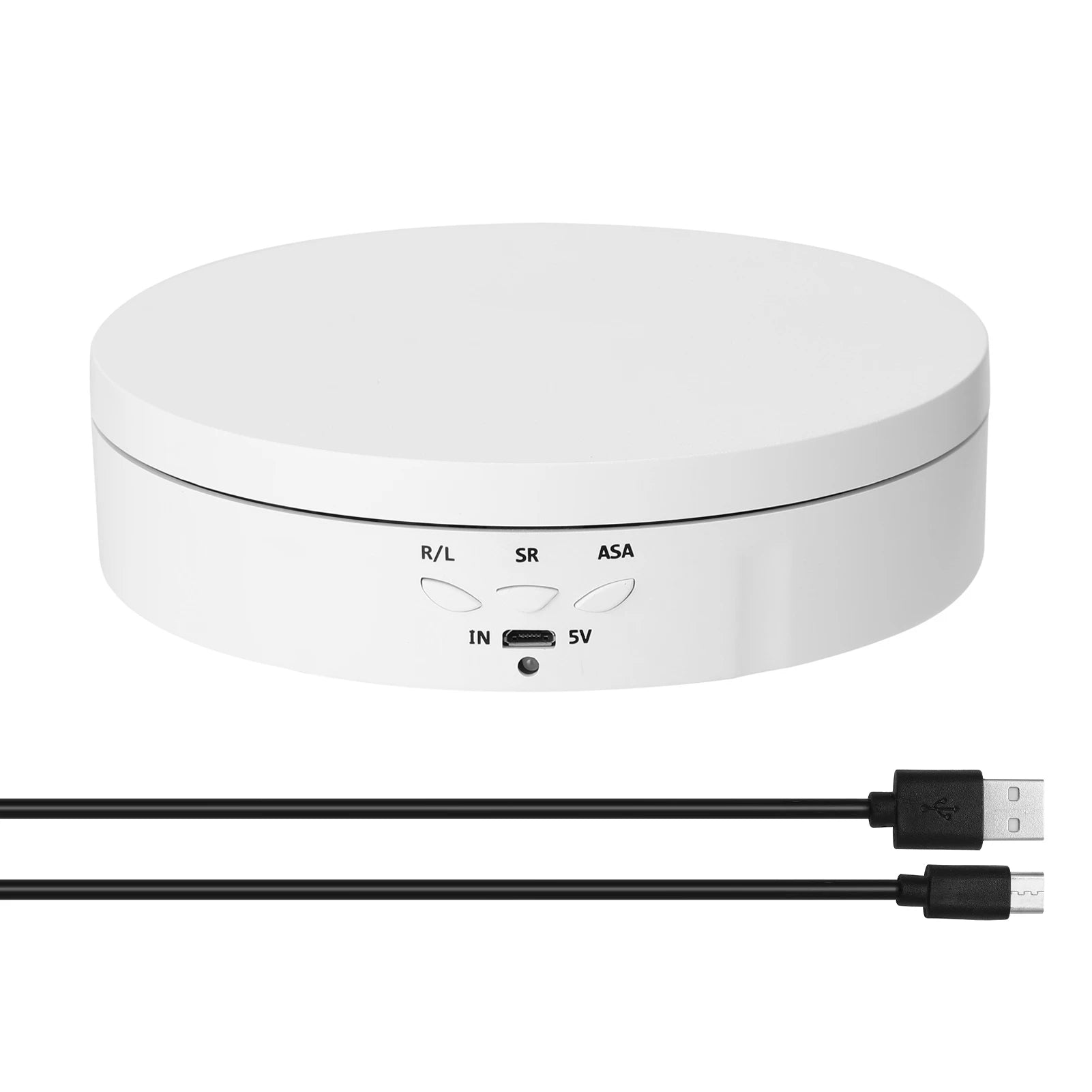 145mm Electric Rotating Display Stand Mirror 360 Degree Turntable Jewelry Holder Battery for Photography Video Shooting Props Peaceful Pleasures Health and Wellness