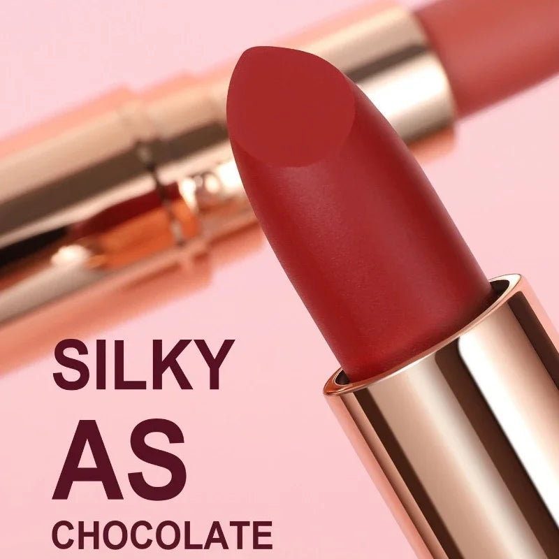 Long-Lasting Hydrating Waterproof Lipstick | Full Coverage