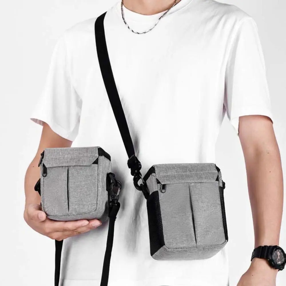 Durable Protective Bag Camera Bags Waist Pouch Single-Shoulder DSLR Pouch Lightweight Nylon Camera Lens Case Outdoor Travel Peaceful Pleasures Health and Wellness