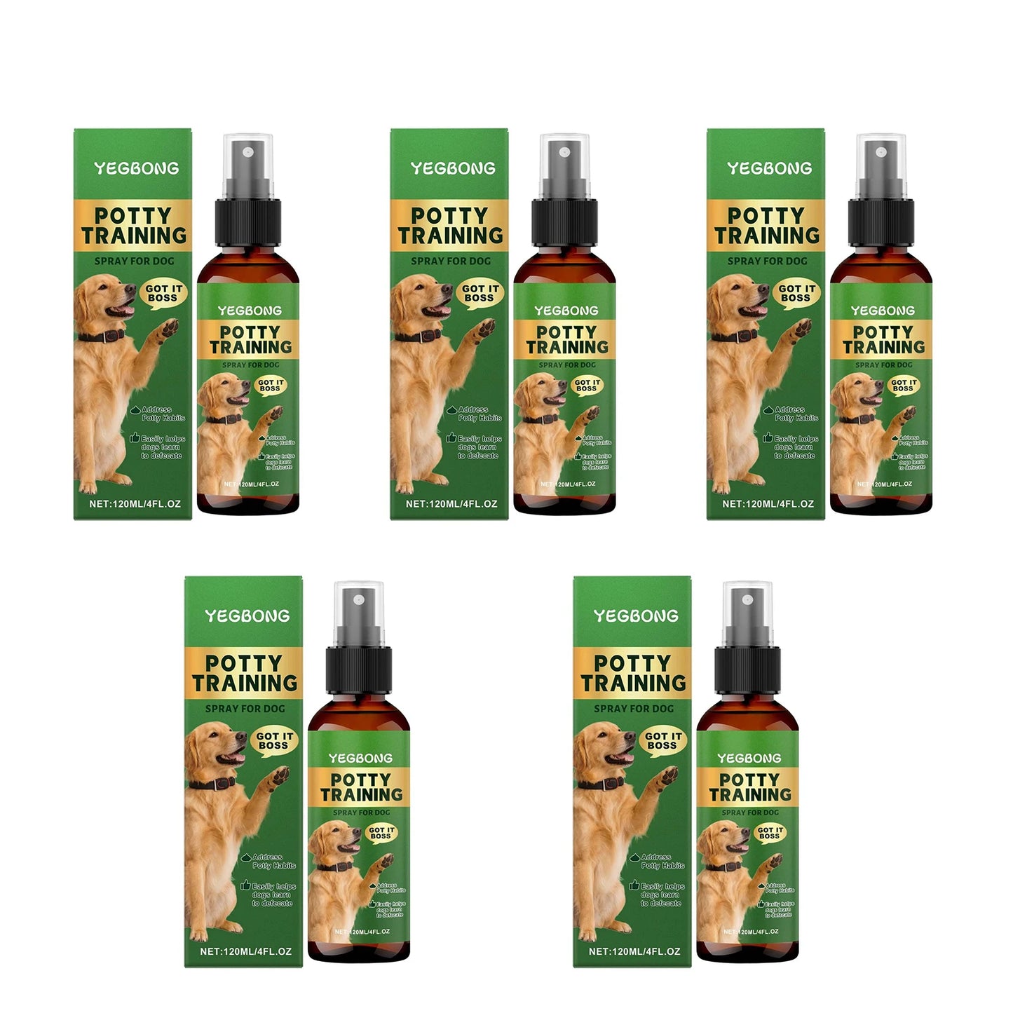 YEGBONG Pet Toilet Training Spray – Dog & Cat Potty Trainer