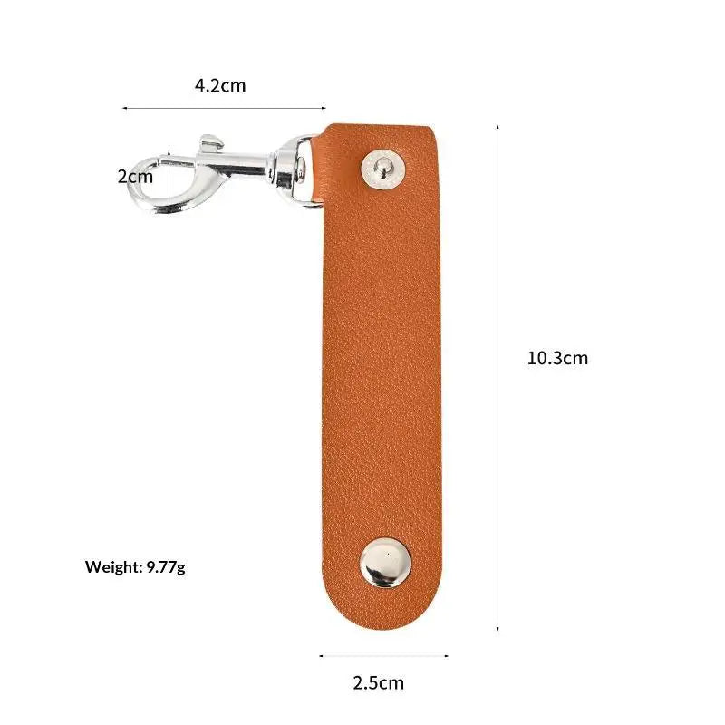 PU Leather Hat Clip with Swivel Hook | Bag & Key Accessory