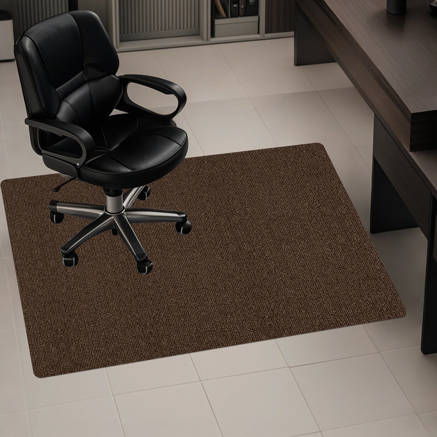 90x120cm Office Rolling Chair Mat Computer Gaming Chair Mat Colors Bedroom Living Room Office Swivel Chair Carpet Peaceful Pleasures Health and Wellness Coffee 900MMx1200MM