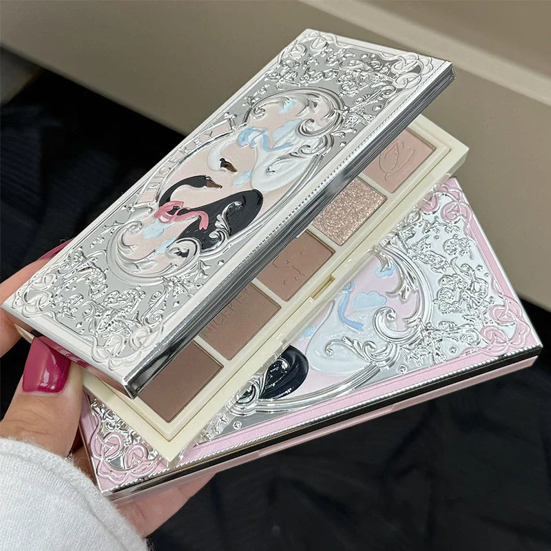 NICEKEY 10-Color Eyeshadow Palette – Glitter, Shimmer & Matte