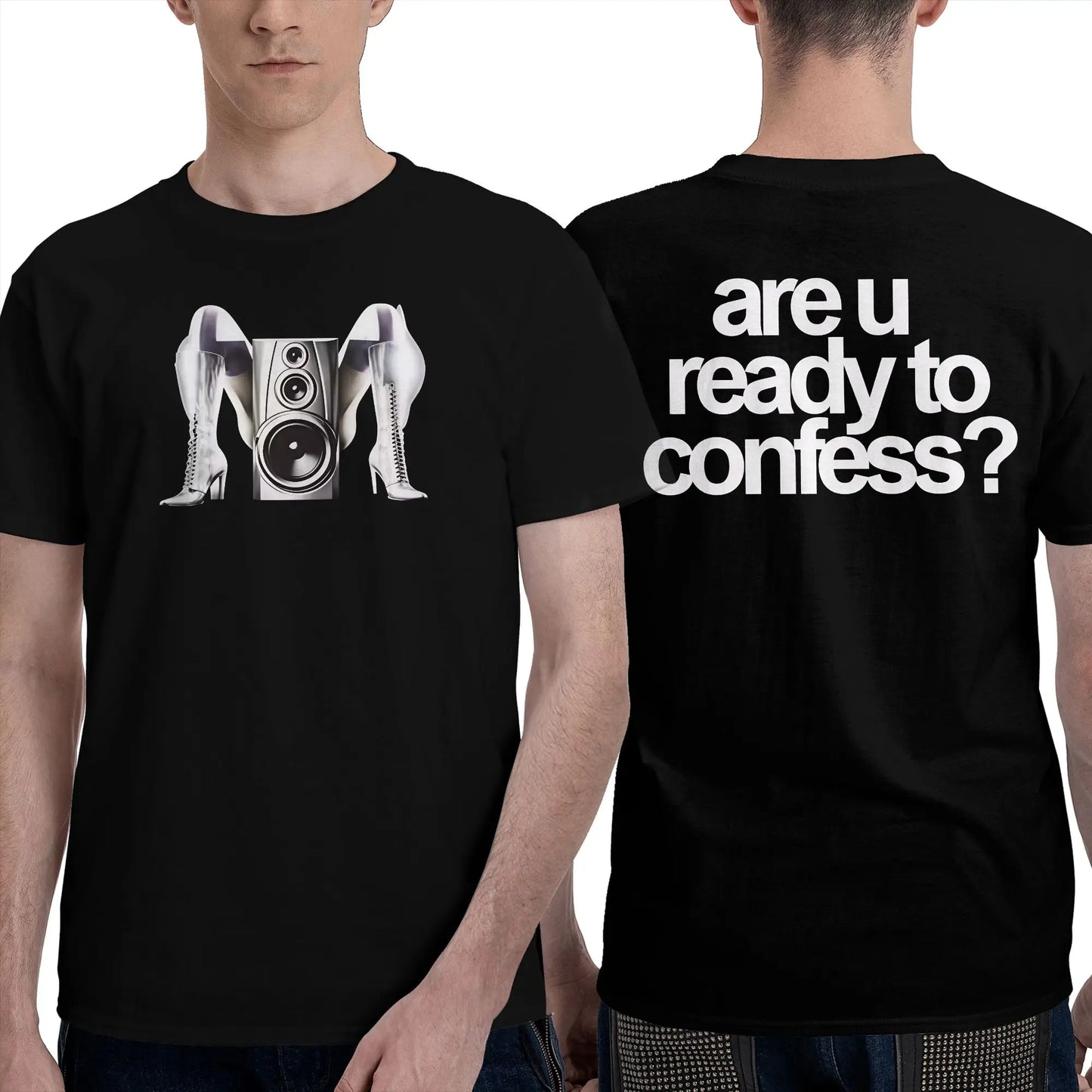 Madonnas Confessions II Album 2026 T-Shirt Male Y2K Cotton T-Shirts Summer Comfortable Novelty Tees Hot Sale Oversize Clothes Peaceful Pleasures Health and Wellness 8 M