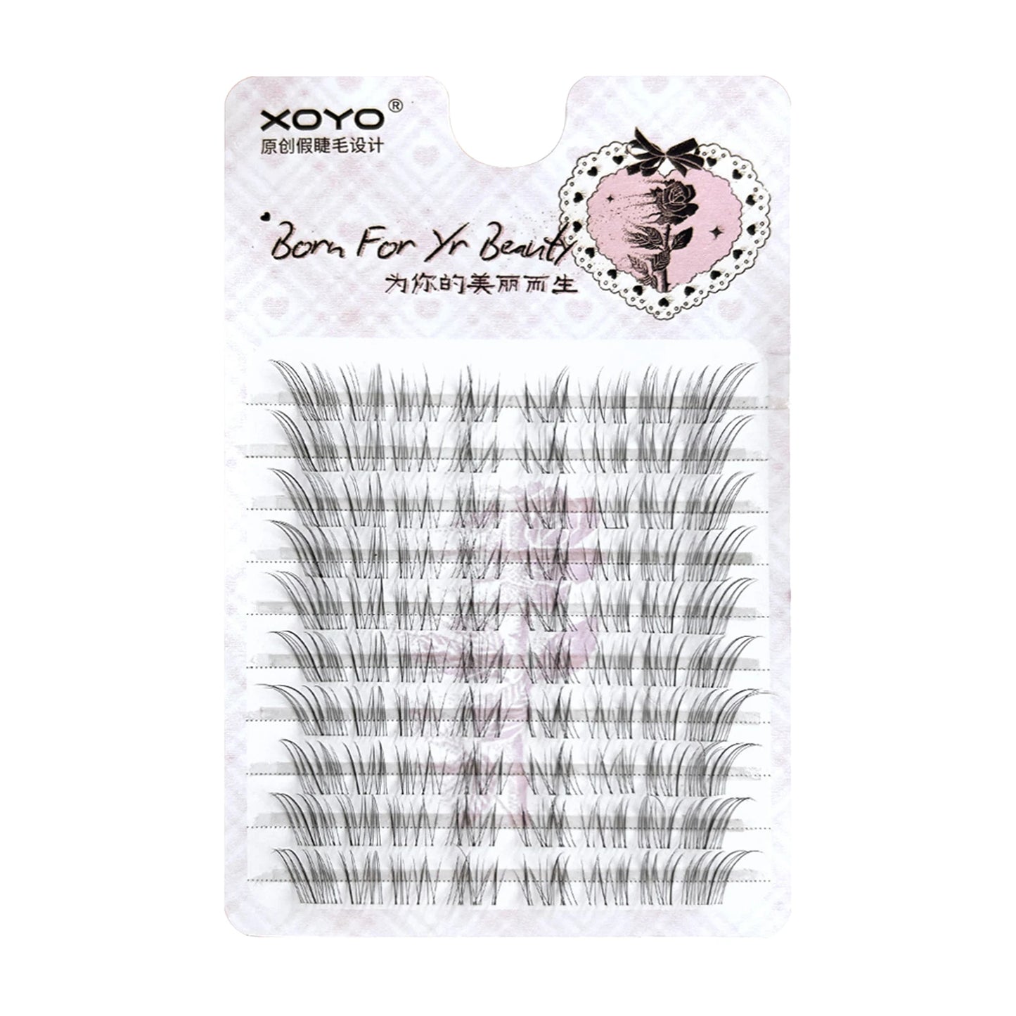 10 Rows Individual Lashes Clusters Segmented Natural Lash Extension Fox-style Flying False Eyelashes Makeup Tool Peaceful Pleasures Health and Wellness style 2