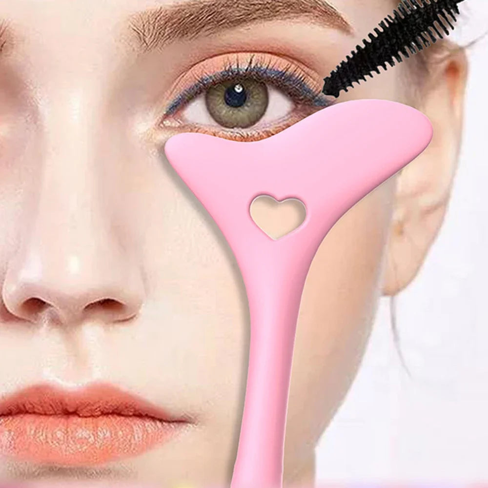 Color Silicone Eyeliner Tool Lip Brush Black Makeup Eyeliner Assistant Baffle for Precision Eye Makeup Application Peaceful Pleasures Health and Wellness