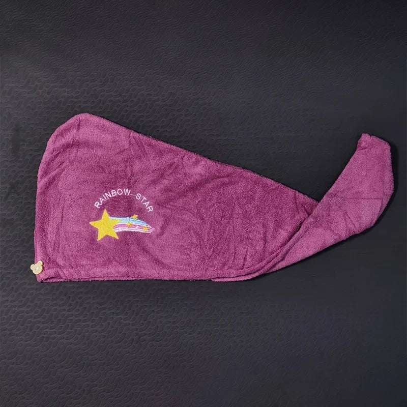 Super Absorbent Quick Dry Hair Towel Wrap Hat for Women