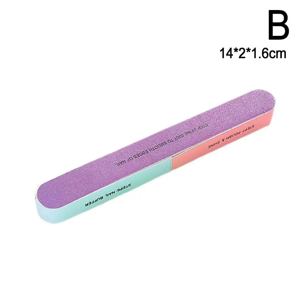 7-Sided Nail Buffer Block | Professional Nail File Polishing Tool