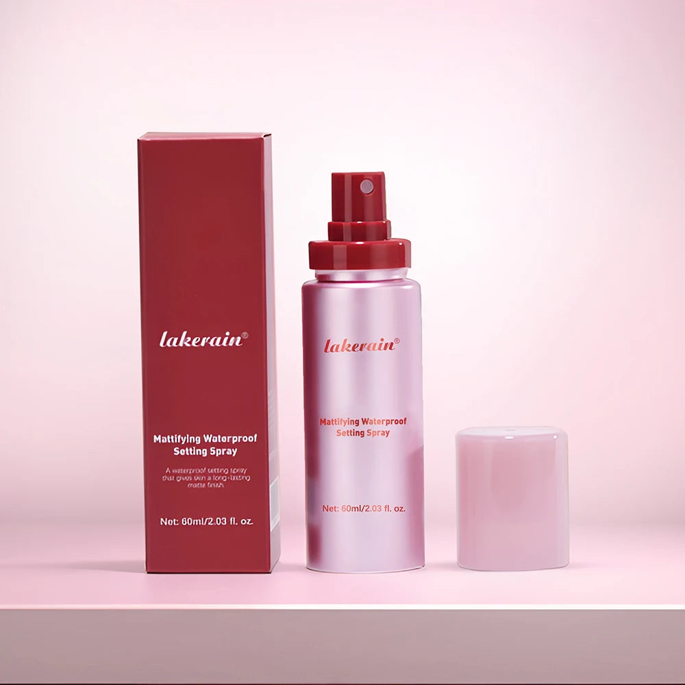 Waterproof Makeup Setting Spray Matte Finish Oil Control Non Sticky Long Wearing Smudge Proof Cosmetic Fixer For All Skin Peaceful Pleasures Health and Wellness 1pcs