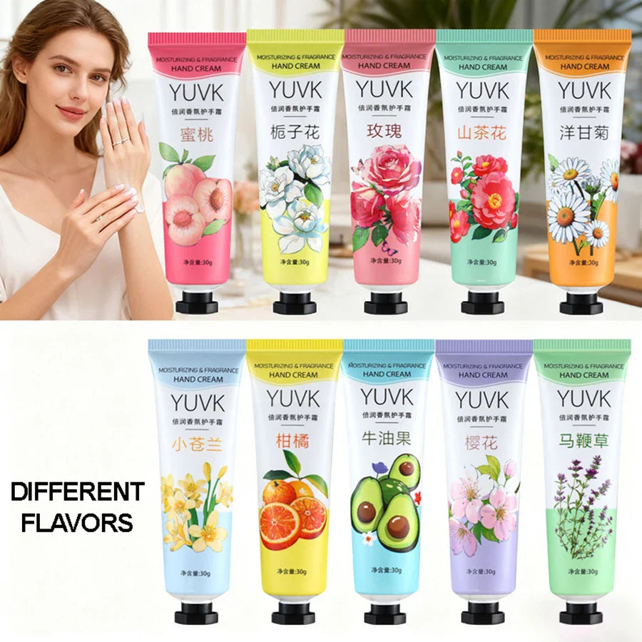 20pc Fruit & Flower Hand Cream Gift Set – Deep Moisturizing