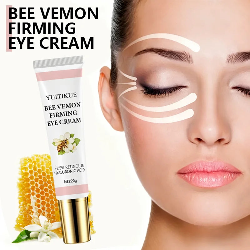 Bee Venom Firming Eye Cream | Retinol & Hyaluronic Acid 20g