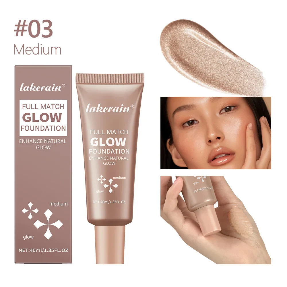 Glowing Liquid Foundation & Highlighter | Natural Radiance Glow