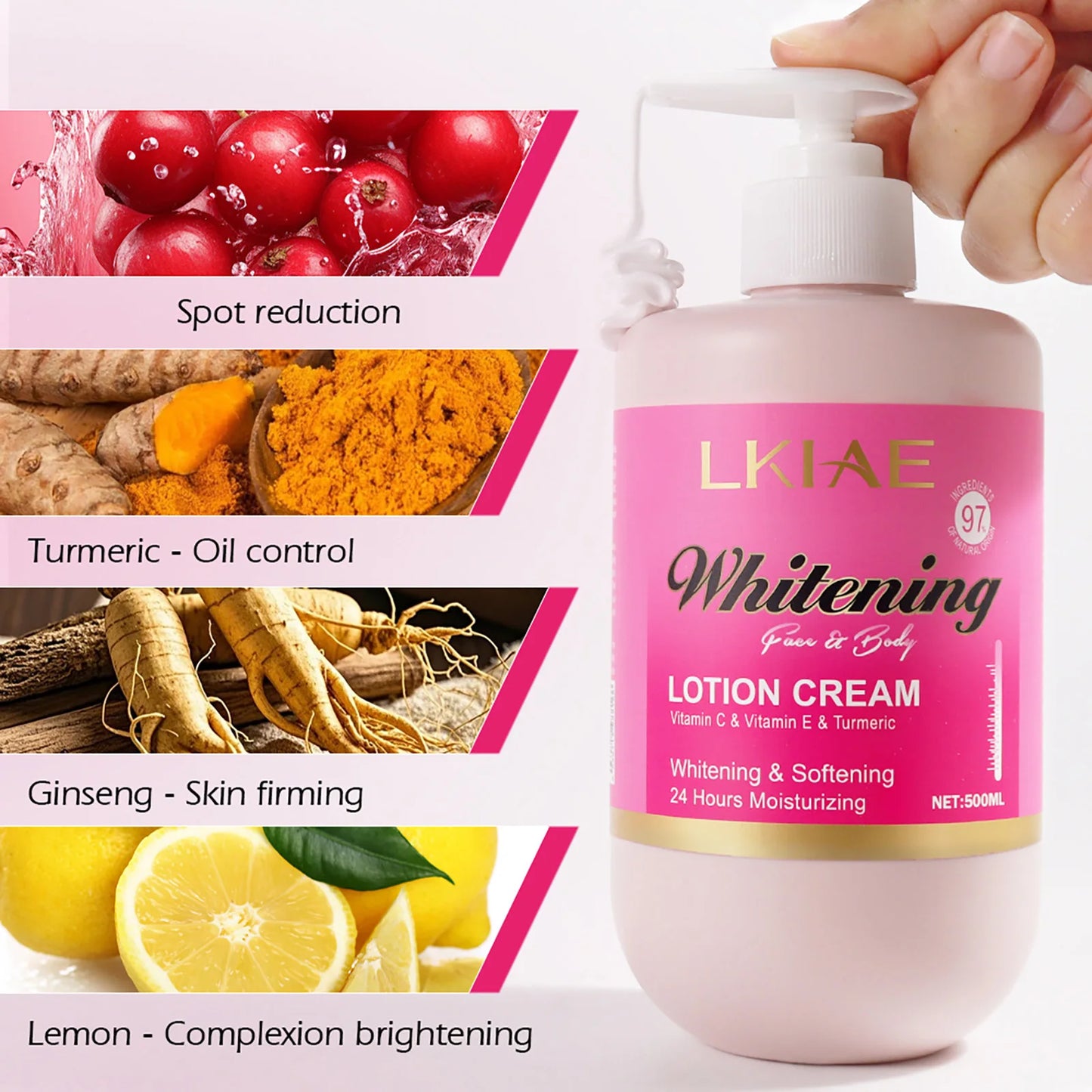 AILKE Vitamin C & E Brightening Body Lotion 500ml